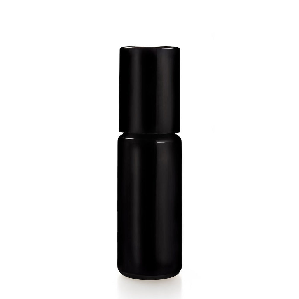 Hinki Noir Perfume Oil in black glass bottle
