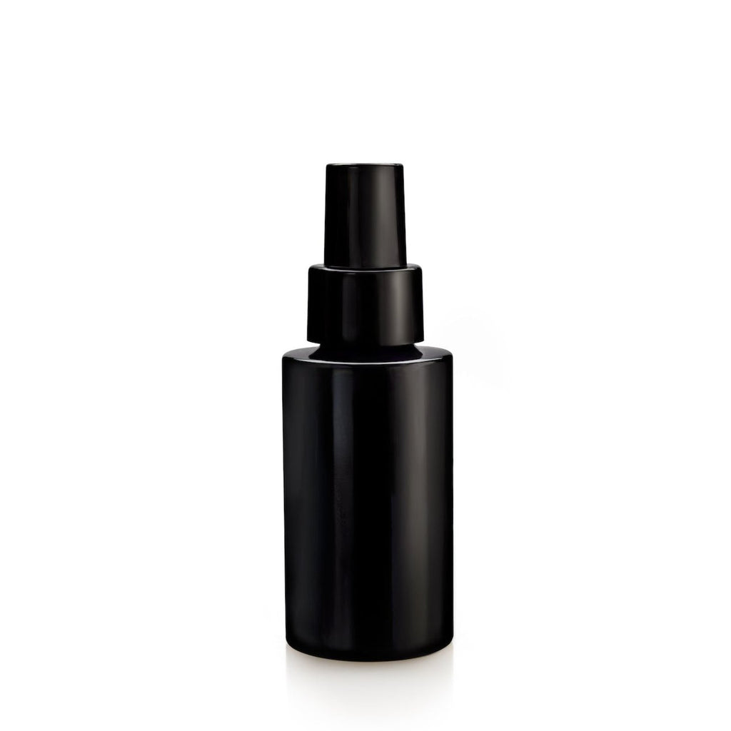 Hinoki Noir Red Body Oil Black glass bottle 